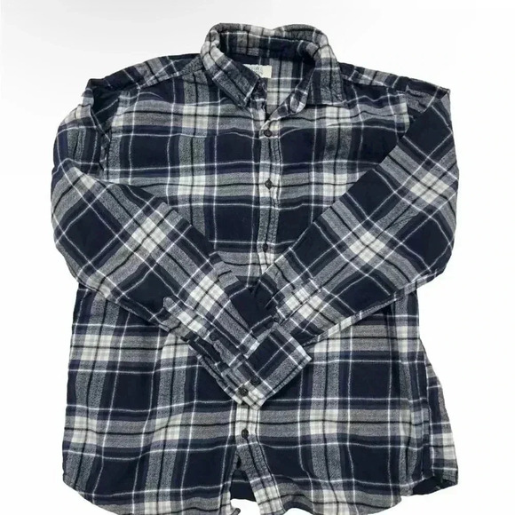 Men’s Croft And Barrow Blue Flannel Size Medium - Picture 2 of 5